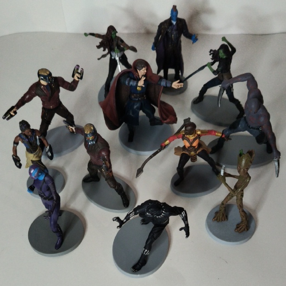 Marvel Figure Set Of Twelve Figures, Ready For Fun